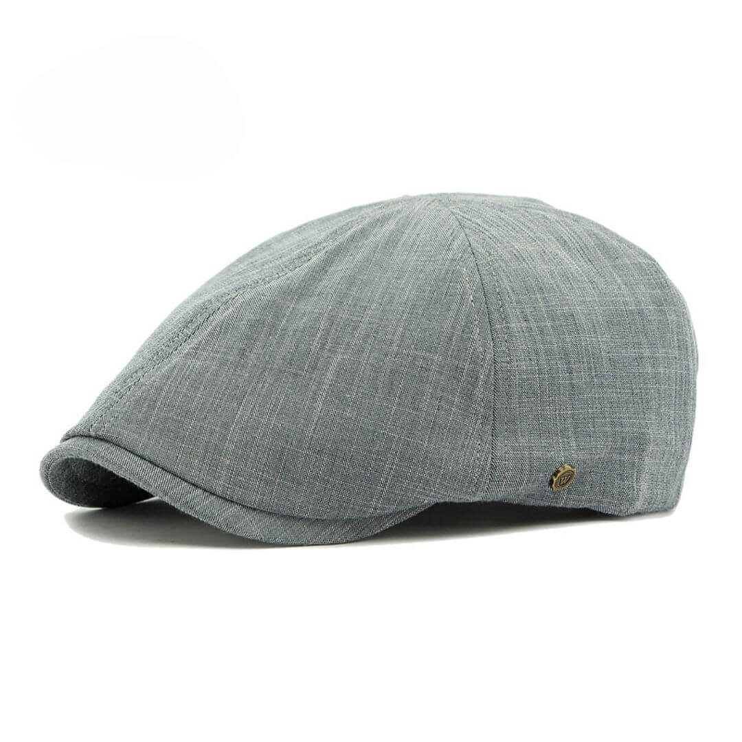 Brushed Cotton Flat Cap | ATLANTA