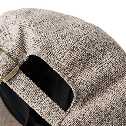Linen Cotton Flat Cap | ASPEN