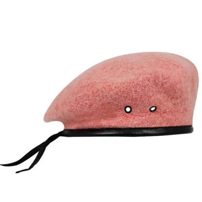 Wool Blend Military Beret | MARSEILLE
