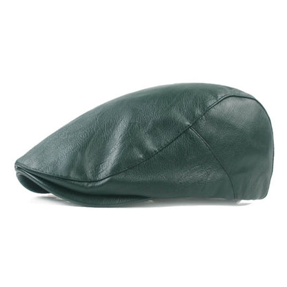 Leather Flat Cap | PATERSON
